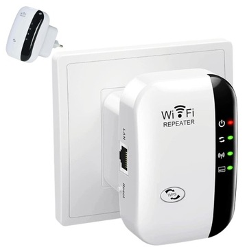 Wzmacniacz Sygnału MOCNY Wi-Fi 300Mbps WPS 2.4GHz