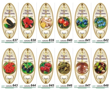 Наклейки Этикетки для ЛИКЕРОВ Водонепроницаемые