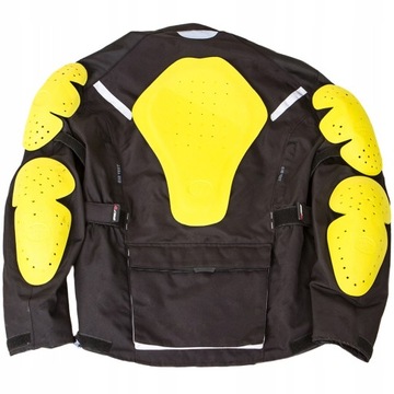 TEKSTYLNA KURTKA MOTOCYKLOWA WOLF EXPLORER BLACK M