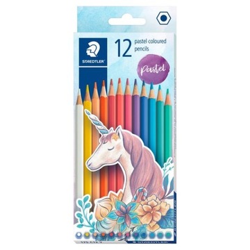 Kredki Staedtler Pastel 12 kolorów pastelowych w etui kartonowym