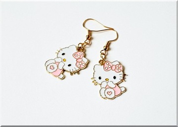 ОЧЕНЬ КРАСИВЫЕ СЕРЬГИ HELLO KITTY 0182