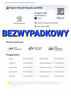 Peugeot 508 II Sedan 1.5 BlueHDI 130KM 2020 Peugeot 508 1.5 81tys km KAMERA PANORAMA Masaze, zdjęcie 26