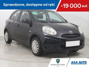Nissan Micra IV Hatchback 5d 1.2 80KM 2012 Nissan Micra 1.2 12V, GAZ, Navi, Klima, Parktronic