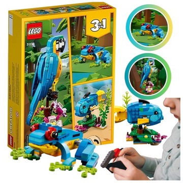 LEGO Creator 3 в 1 Экзотический попугай 31136