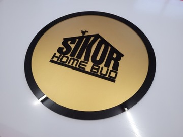 Логотип 3D-буквы из плексигласовой фольги, золотой, серебряный зеркальный настенный знак