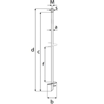 ВВЕРТИТЕ АНКЕР В ЗЕМЛЮ С РЕЗЬБОЙ PWT 100/600/M12.