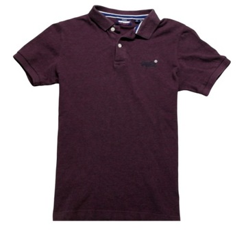 SUPERDRY _ ŚWIETNA KOSZULKA POLO Z LOGO _ S/M