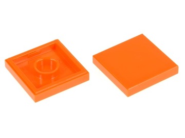 LEGO Płytka gładka 2x2 3068b pomarańczowa - 4 szt.