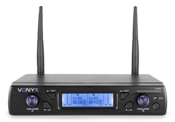 Набор беспроводных портативных микрофонов Vonyx UHF