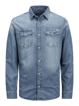 Koszula męska jeans JackJones JJESHERIDAN SHIRT L/S NOOS r. XL