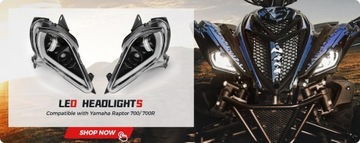 Лампы переднего света Yamaha Raptor 250,350,700 YFZ450R 2024 г.