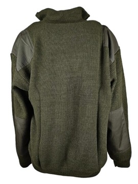 Sweter męski ZIELONY myśliwski wędkarski ciepły golf bluza 17560 rozmiar XL
