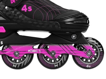 РЕГУЛИРУЕМЫЕ РОЛИКОВЫЕ КОНЬКИ 4s abec7 Carbon- 38-41