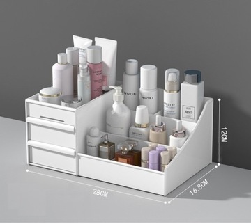 КОРОБКА КОРОБКА НАСТОЛЬНЫЙ ОРГАНАЙЗЕР ДЛЯ ВАННОЙ КОСМЕТИКИ ЯЩИКИ XL F3