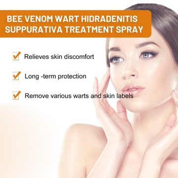 Лечение бородавок пчелиным ядом Hidradenitis Suppurativa Spray Remove Means