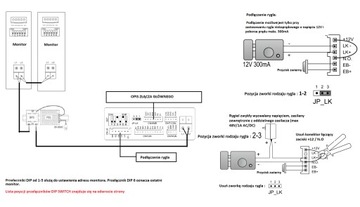 WIDEODOMOFON VIDEODOMOFON DOMOFON DWURODZINNY 7''