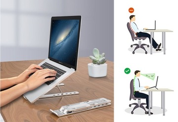 Podstawka pod laptopa stolik regulowana wysokość