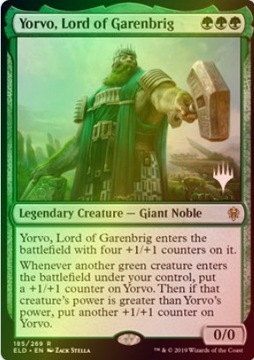 MTG Yorvo, Lord of Garenbrig (V.2) FOIL Rare PELD