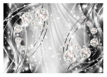 FOTOTAPETA 3D DIAMENTY ABSTRAKCJA TAPETA ŚCIENNA DO SYPIALNI SALONU 368x254