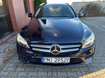 Mercedes Klasa C W205 Kombi Facelifting HYBRYDA 2.0 300 de 306KM 2020 Mercedes-Benz Klasa C 2.0 diesel PLUG IN 306 KM automat zarej w PL zad, zdjęcie 4