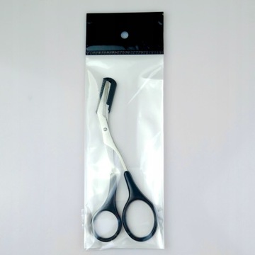 РЕГУЛИРУЕМЫЕ НОЖНИЦЫ ДЛЯ УКЛАДКИ БРОВЕЙ С ГРЕБЕНЬЮ