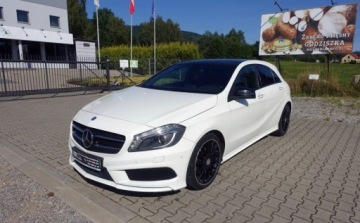 Mercedes Klasa A W176 Hatchback 5d Facelifting 200 d 136KM 2015 Mercedes-Benz Klasa A 200CDI 136KM AMG Line Niski przebieg Biksenon Skora