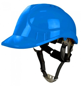 Hełm Roboczy Ochronny Budowlany Kask BHP Wentylowany 4-punktowy VENT