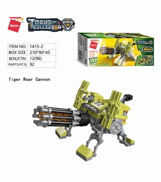 Zestaw Qman Thunder Expedition Battle Car 1415 8w1