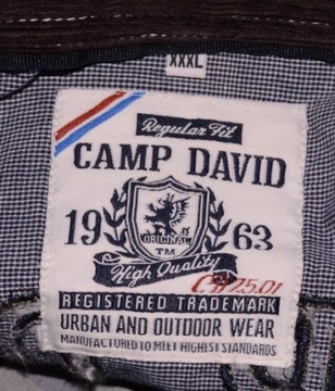 CAMP DAVID- DUŻA, NA PODRÓŻ KOSZULA - 3XL 48