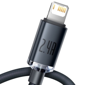 Кабель Baseus USB Lightning Cable 2,4А, 1,2м, синий.