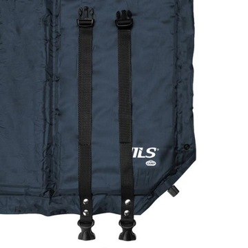 Коврик походный самонадувающийся для палатки с подушкой + чехол антрацитовый