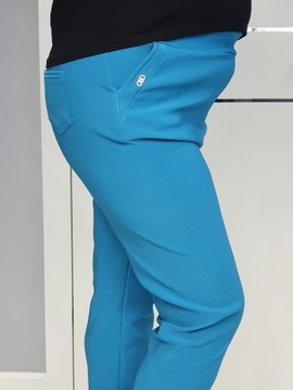 Гладкие длинные брюки PLUS SIZE разные цвета на выбор r52 6/7xl