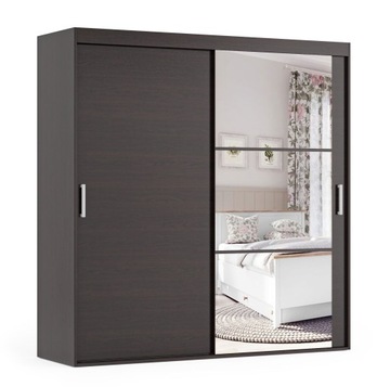 FINSE – Szafa przesuwna z lustrem 120 cm NA WYMIAR