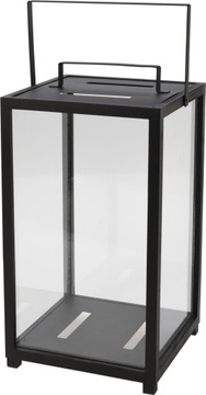 LATARNIA DEKORACYJNA DREWNIANA LAMPION 33CM