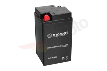 АККУМУЛЯТОР MORETI 6V B49-6 WFM JUNAK OSA VESPA BMW