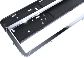 РАМКИ НОМЕРНОГО ЗНАКА ХРОМ НЕРЖАВЕЮЩАЯ СТАЛЬ НАБОР РАМКИ металл 2ШТ.