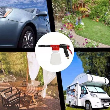 AUTOMATYCZNY NISKOCIŚNIENIOWY PAS CZYSZCZĄCY PISTOLETU PIANY 1L 4ADAPTERY