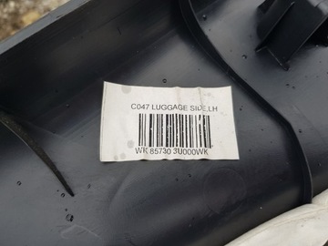 KIA SPORTAGE III ОБИВКА БАГАЖНИКА Л/П