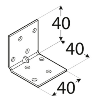 KMP1 WZMEDICATED ANGLE 40x40x40 50шт