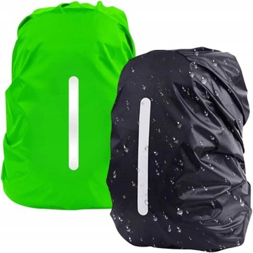 2x POKROWIEC WODOODPORNY NA DESZCZ PLECAK 26-40L