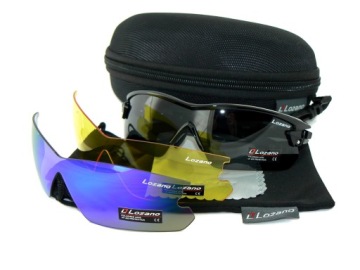 Okulary Rowerowe Polaryzacyjne na Rower 5 wymiennych szkieł Lozano