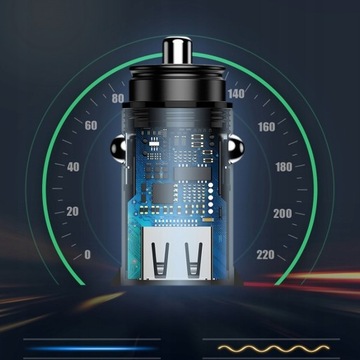 Автомобильное зарядное устройство PD 30W BASEUS USB USB-C + кабель 1 м для iPhone 13 PRO