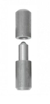 ПЕТЛЯ ПОВЕРНУТАЯ С ШАРИКОВОЙ FI 35 ДЛЯ ДВЕРНЫХ КАЛИТ