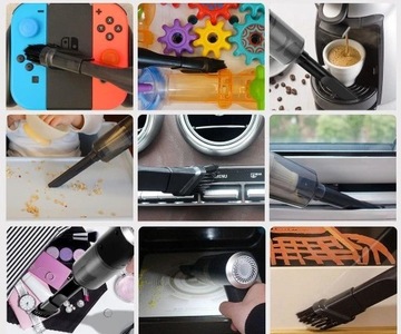 Удобный ручный вакуумный очиститель беспроводного автомобиля