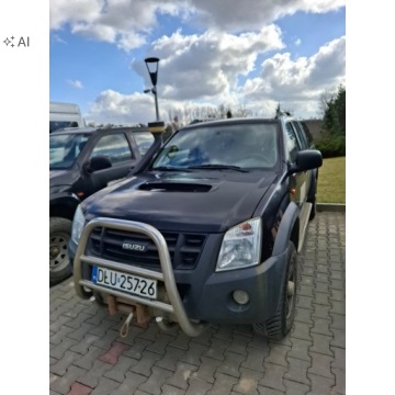 Isuzu D-Max I Single Cab 2.5 D 136KM 2011 Samochód ISUZU D-MAX 2.5 TD, nr rej. DLU 25726