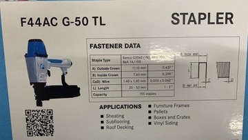Степлер пневматический 25-50мм F44AC G-50 T.L.