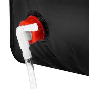 Душ для кемпинга портативный солнечный туристический ЕМКОСТЬЮ 40 л, ЧЕРНЫЙ НИЛЬЯ