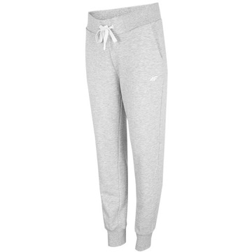 spodnie damskie joggery dresowe bawełniane 4f dresy sportowe wygodne r. xxl