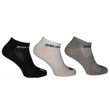 Y4610 SALOMON SKARPETY LIVE LOW ACTIVE WEAR 3pak 3pary 45-47