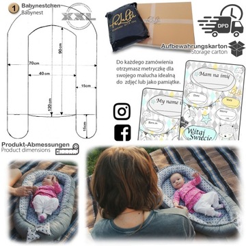 Palulli COCOON XXL 120x60 Детский манеж, ГНЕЗДО